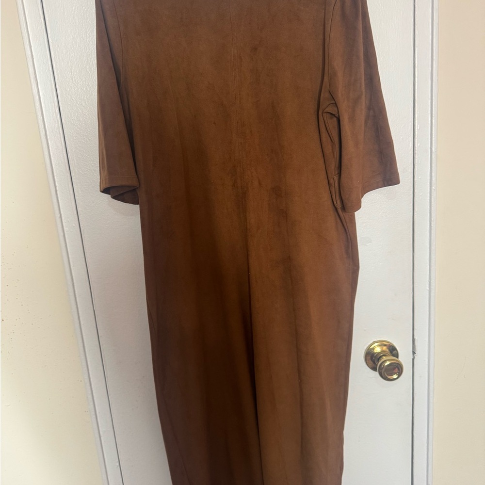 Zara Brown Midi Dress